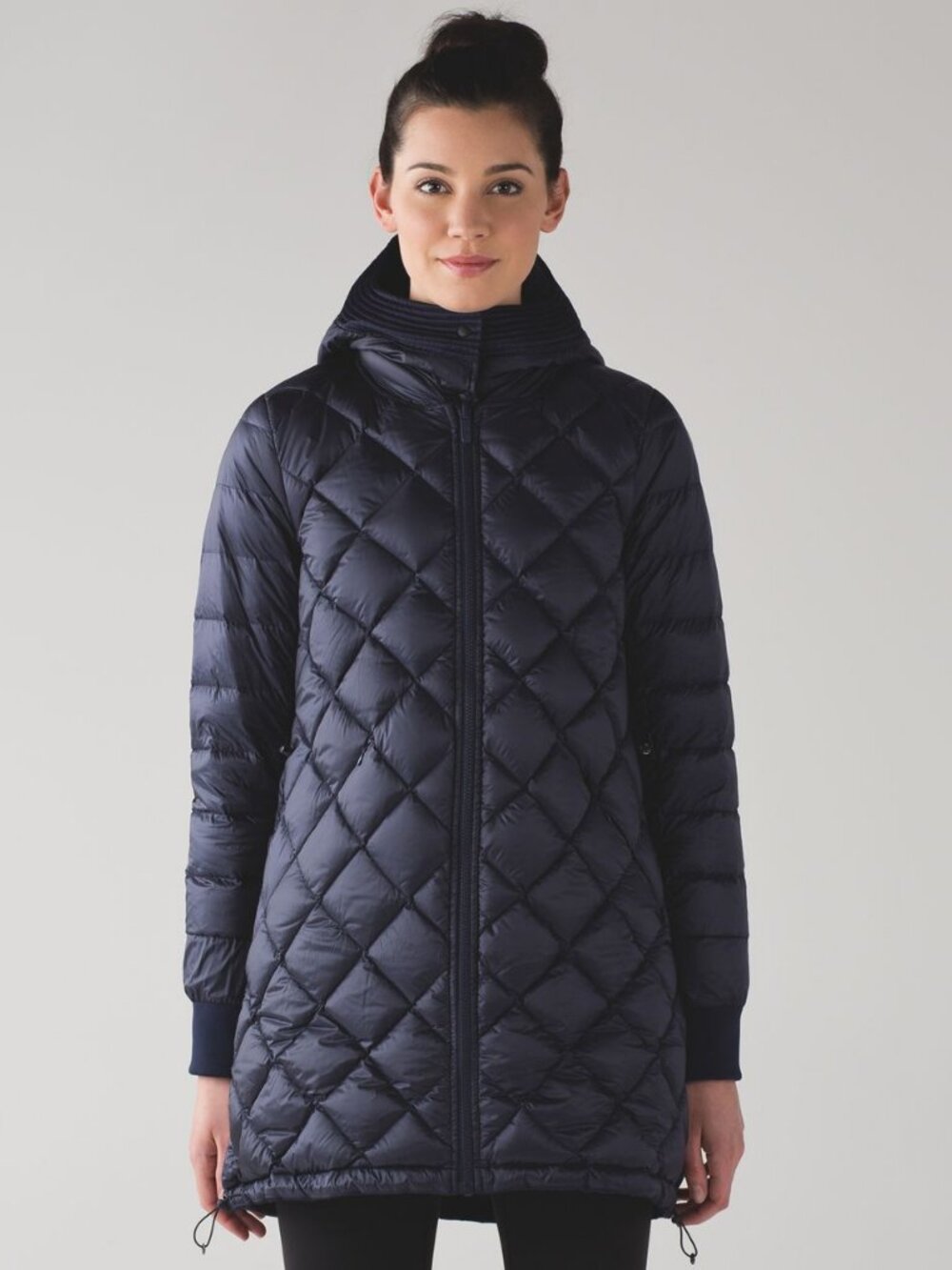 Lululemon No Shivers Reversible Bomber Jacket, Deep Indigo, size 4